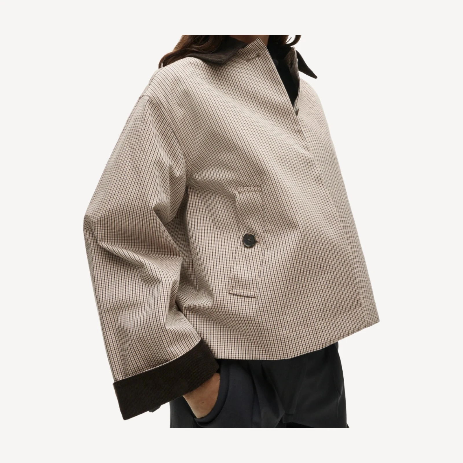 Women's 2026 Barn Jacket™ in plaid double-faced cotton