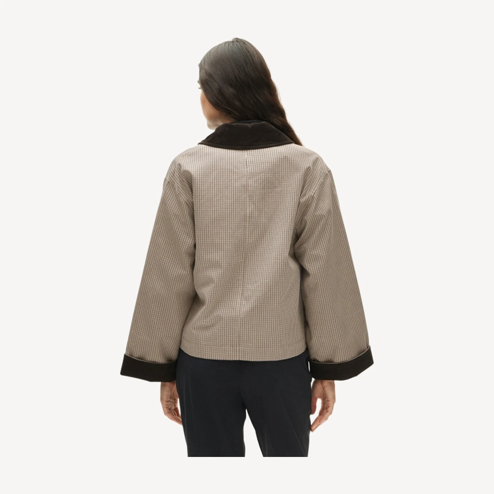 Women's 2026 Barn Jacket™ in plaid double-faced cotton