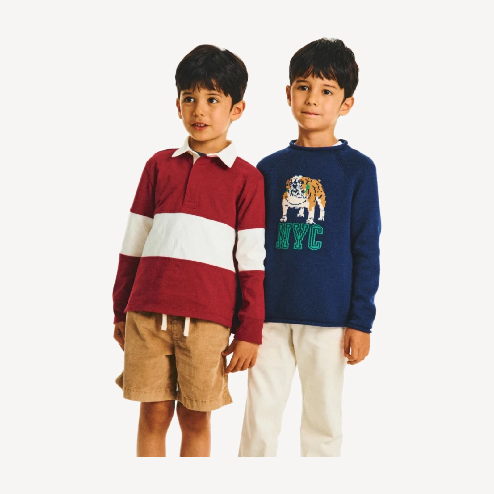 Kids' 1988 bulldog intarsia Rollneck™ sweater