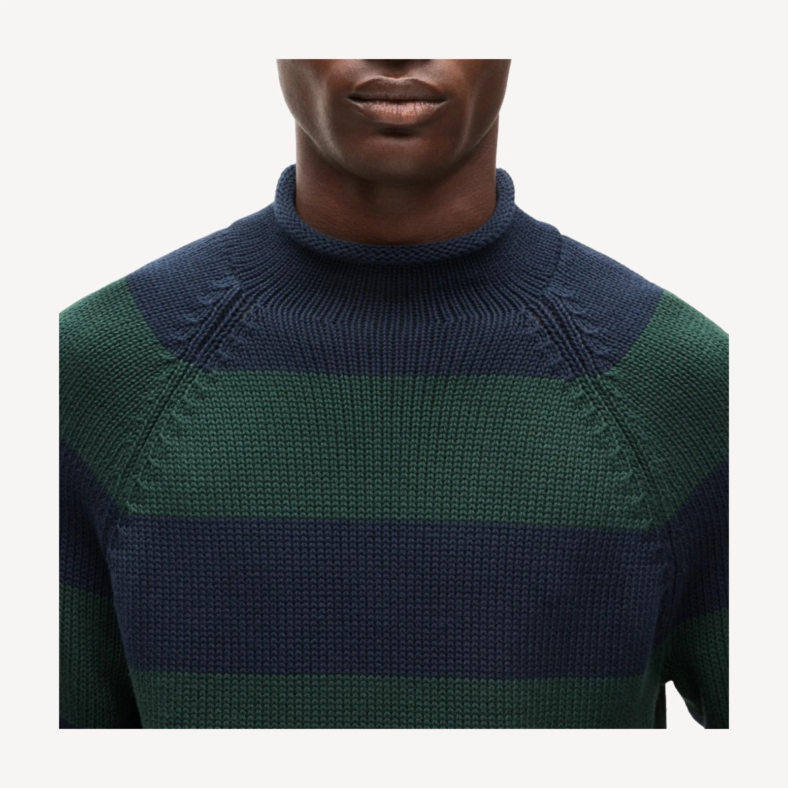 1988 Rollneck™ sweater in stripe