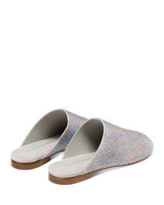 Stuart Weitzman Women's Thalia Shine Embellished Leather Mules