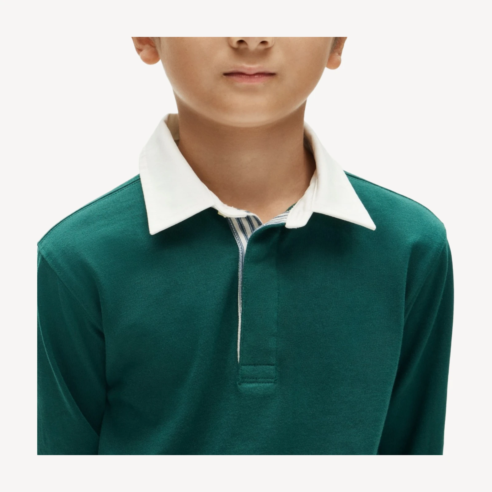 Kids' junior varsity rugby polo shirt