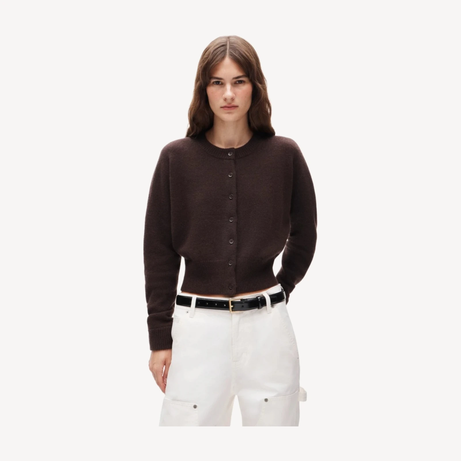 Cashmere waisted cardigan