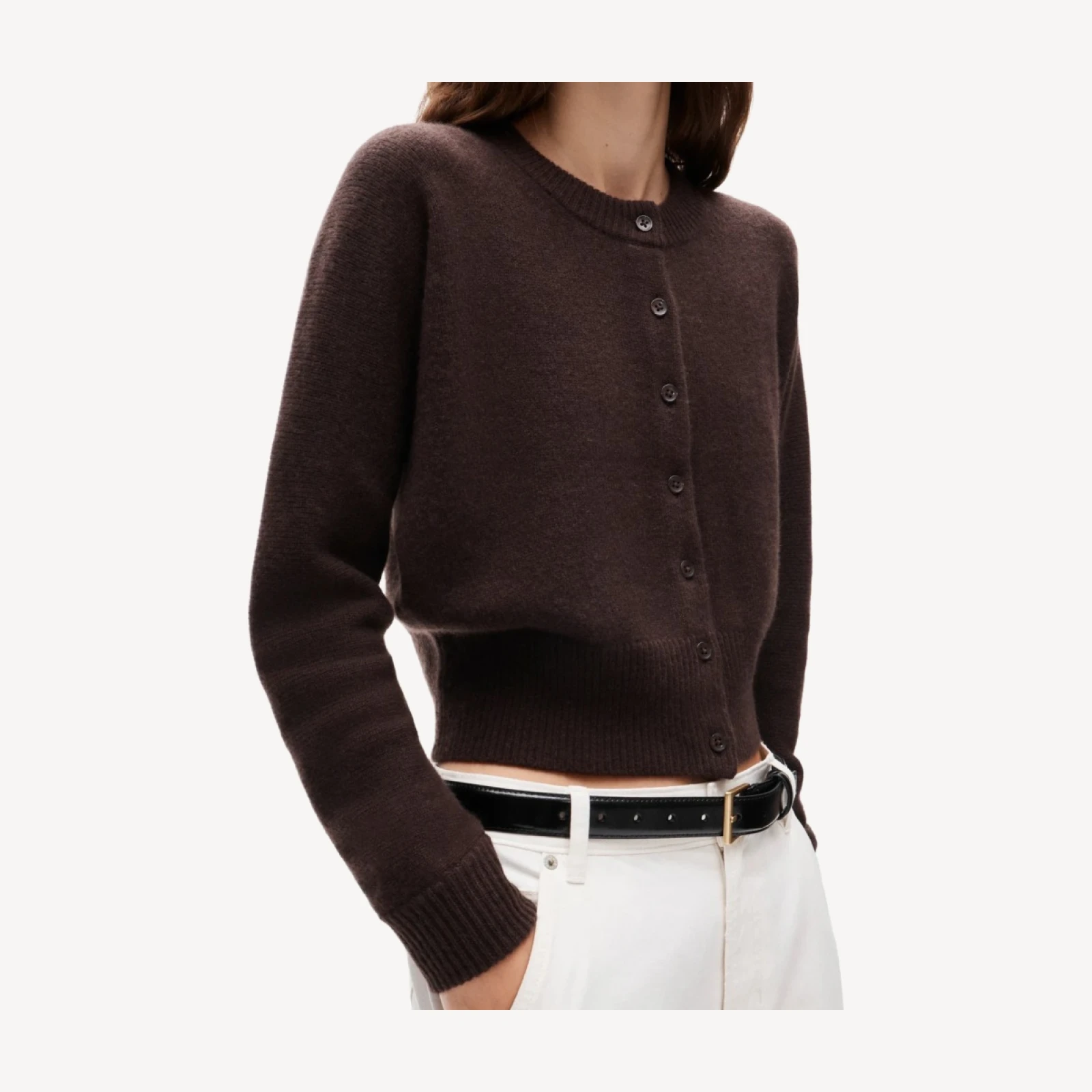 Cashmere waisted cardigan
