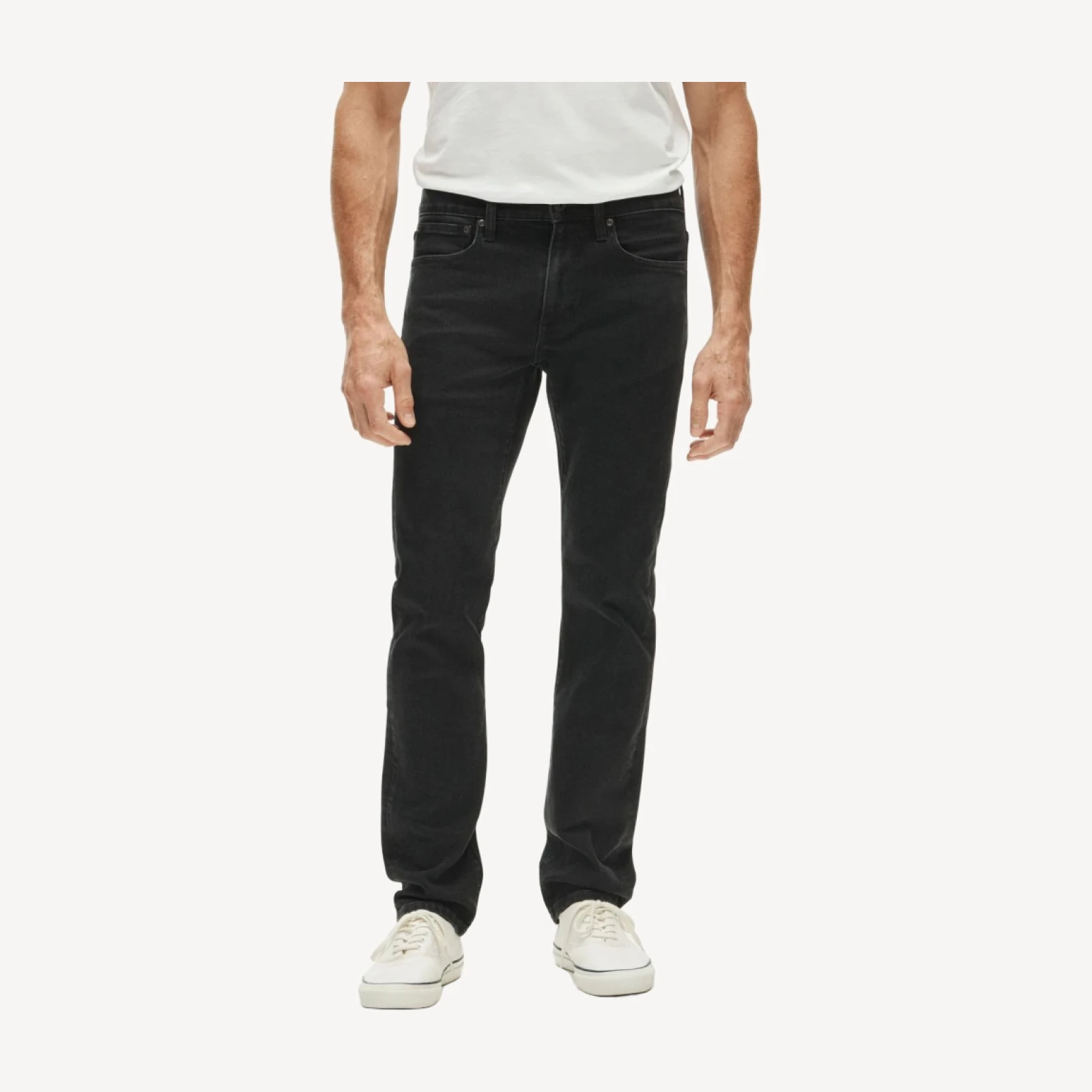 484 Slim-fit stretch jean in black wash
