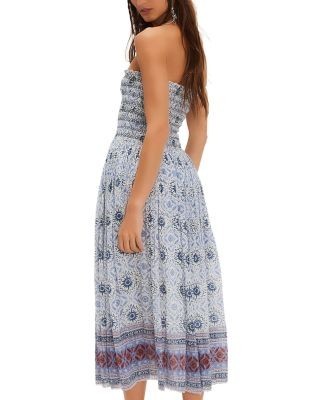 Free People Ravenna Printed Maxi Skirt