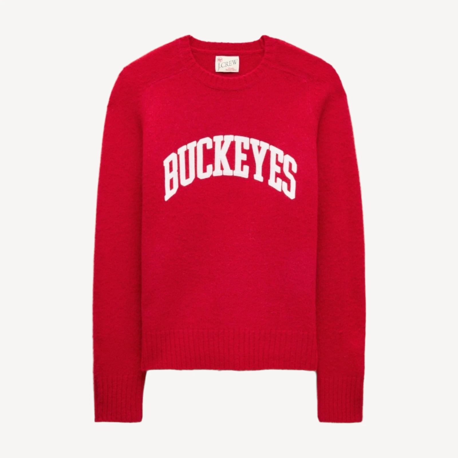 '47 x J.Crew brushed wool Ohio State sweater
