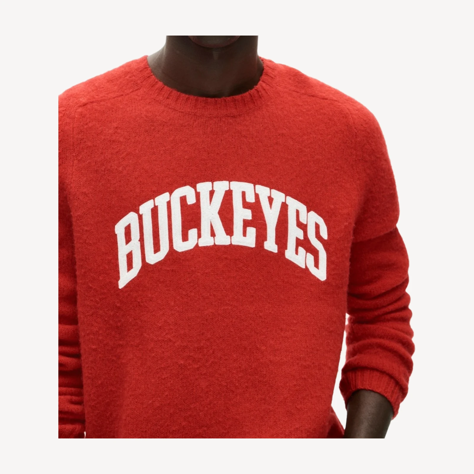 '47 x J.Crew brushed wool Ohio State sweater