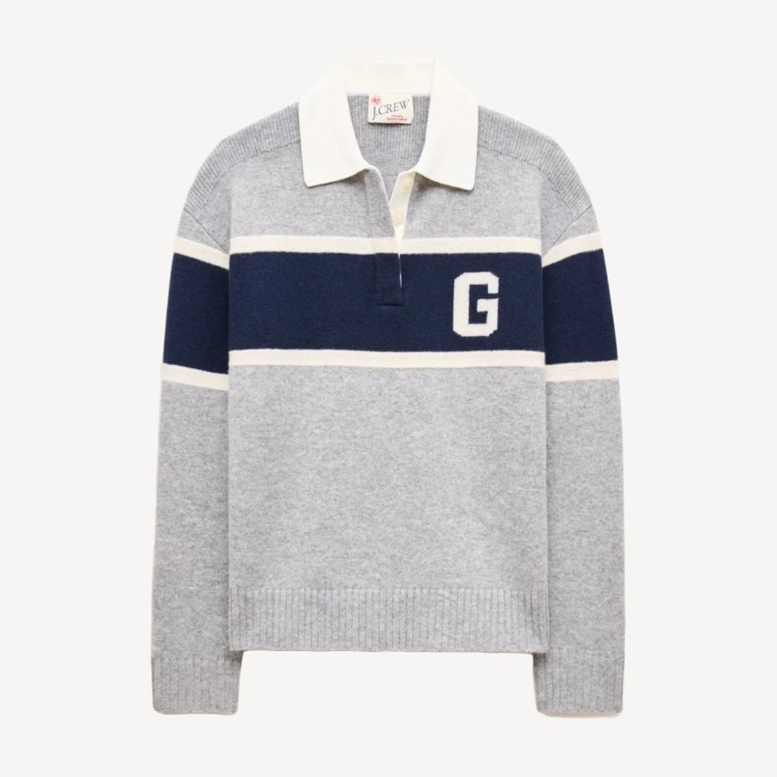 '47 x J.Crew vintage wool Georgetown rugby