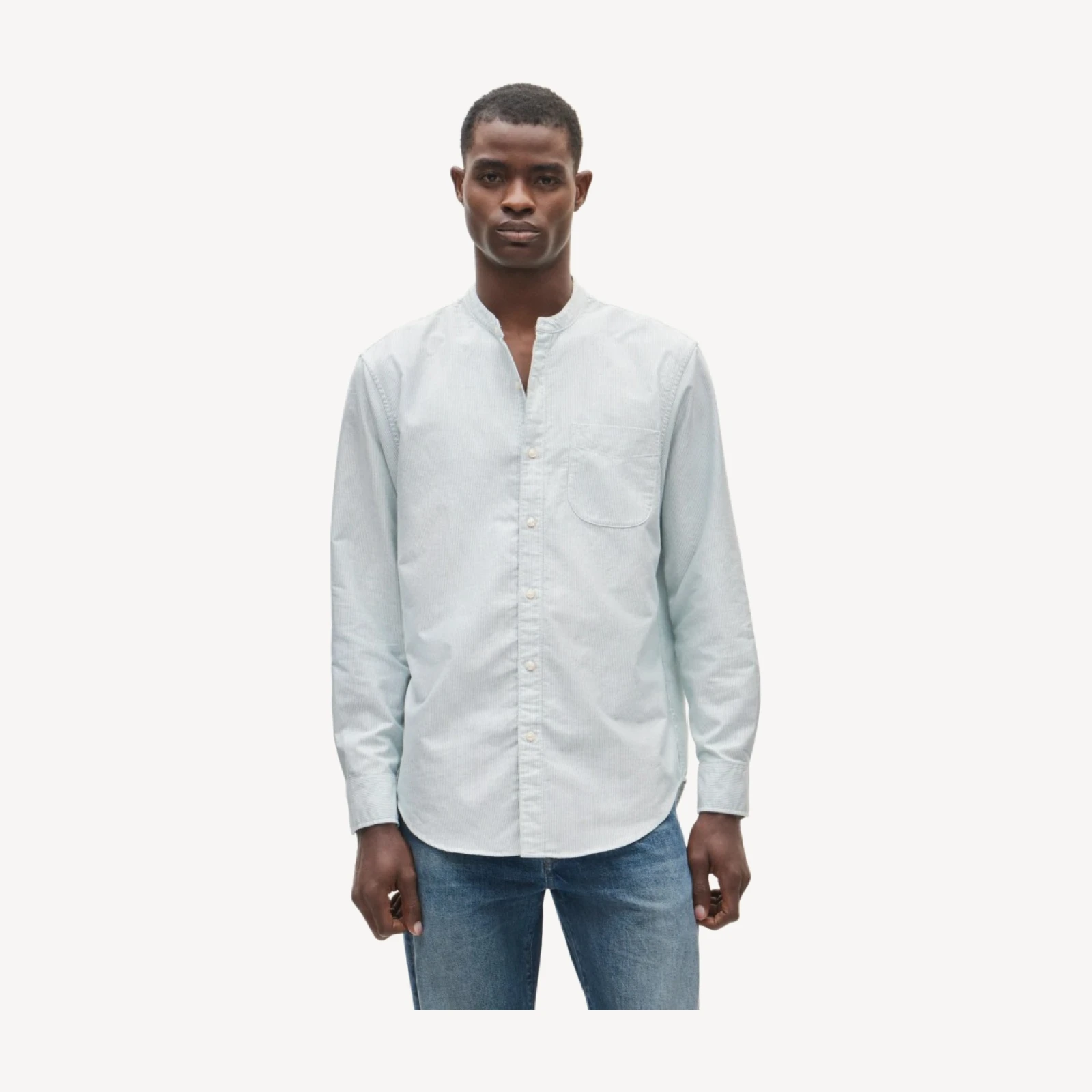 Band-collar 1983 oxford shirt
