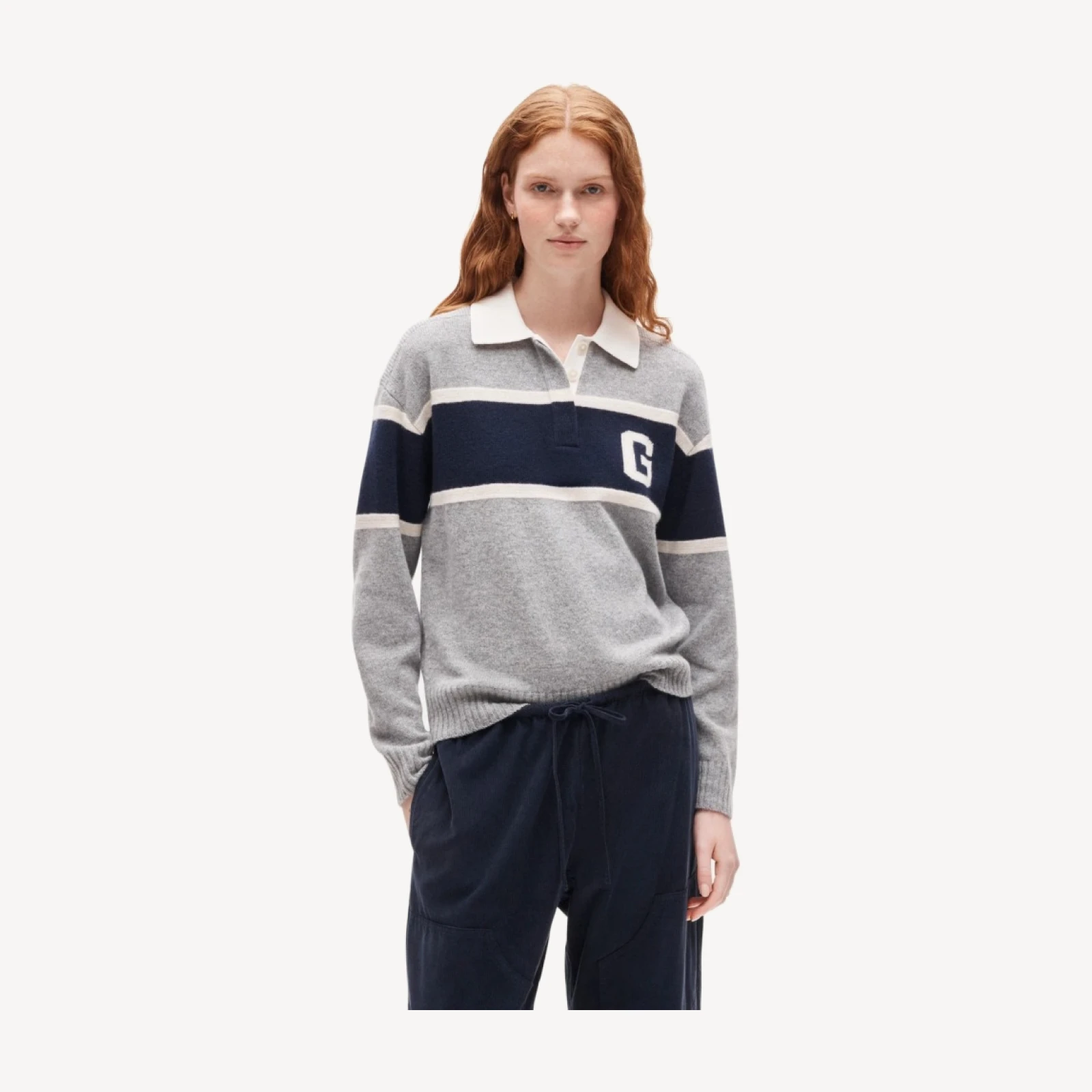 '47 x J.Crew vintage wool Georgetown rugby