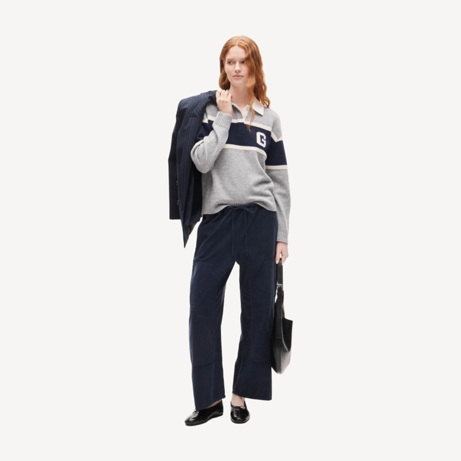 '47 x J.Crew vintage wool Georgetown rugby