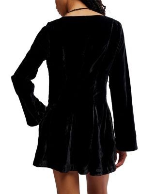 Free People Linney Velvet Mini Dress