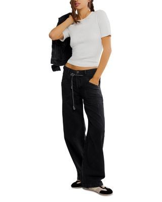 Free People Love Language Boyfriend Jeans in Hideaway