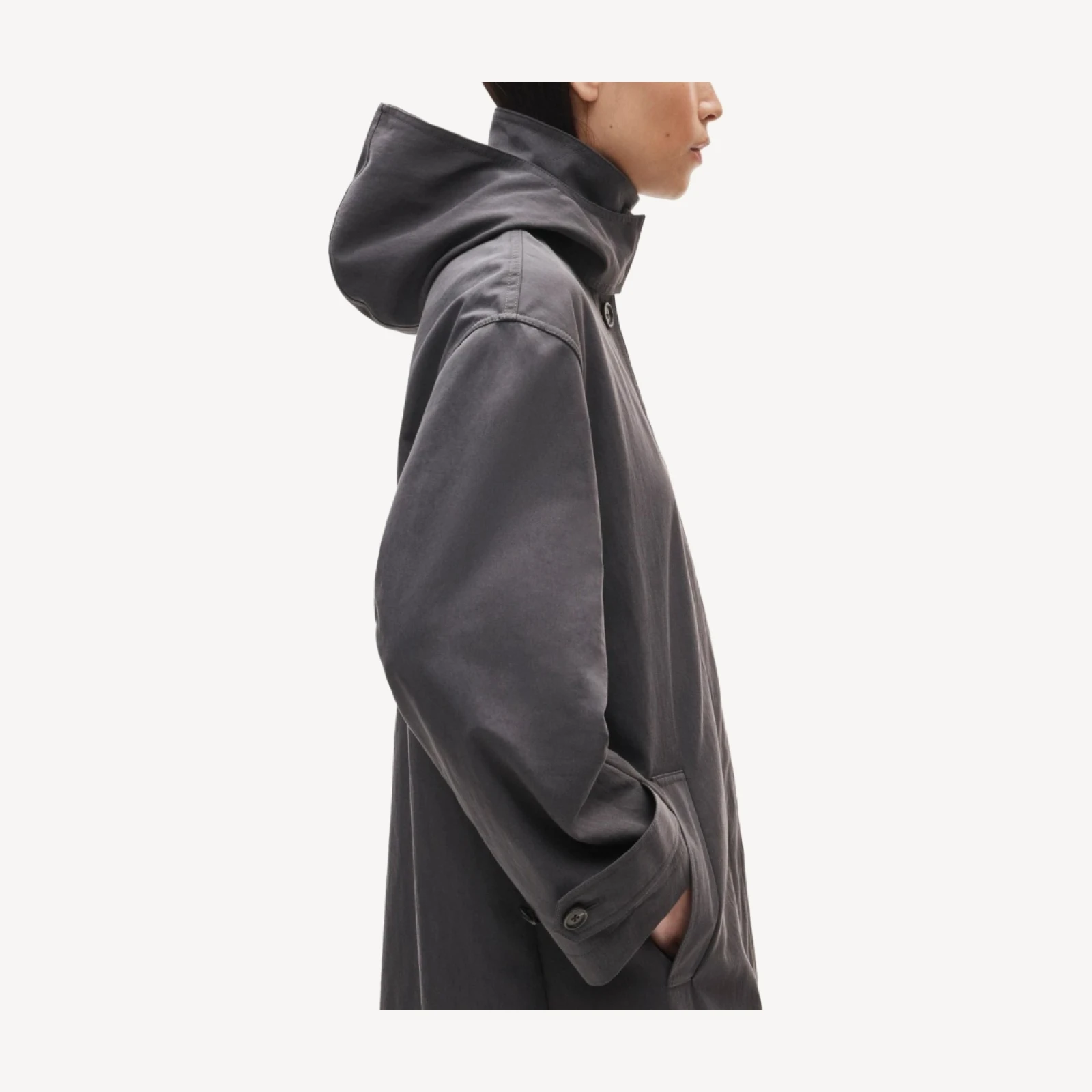Soho car coat in cotton-blend