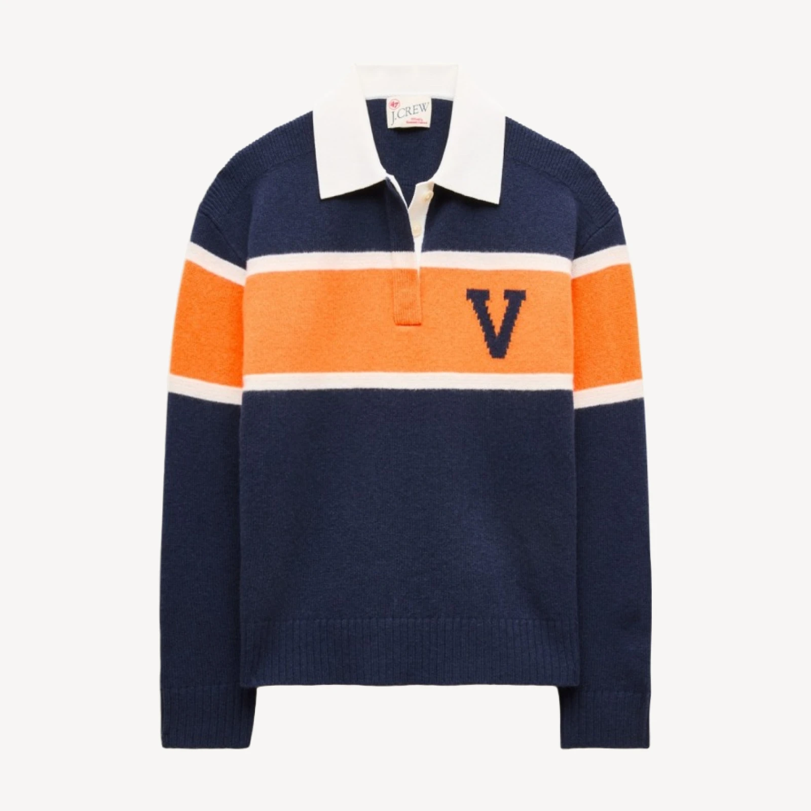 '47 x J.Crew vintage wool University of Virginia rugby