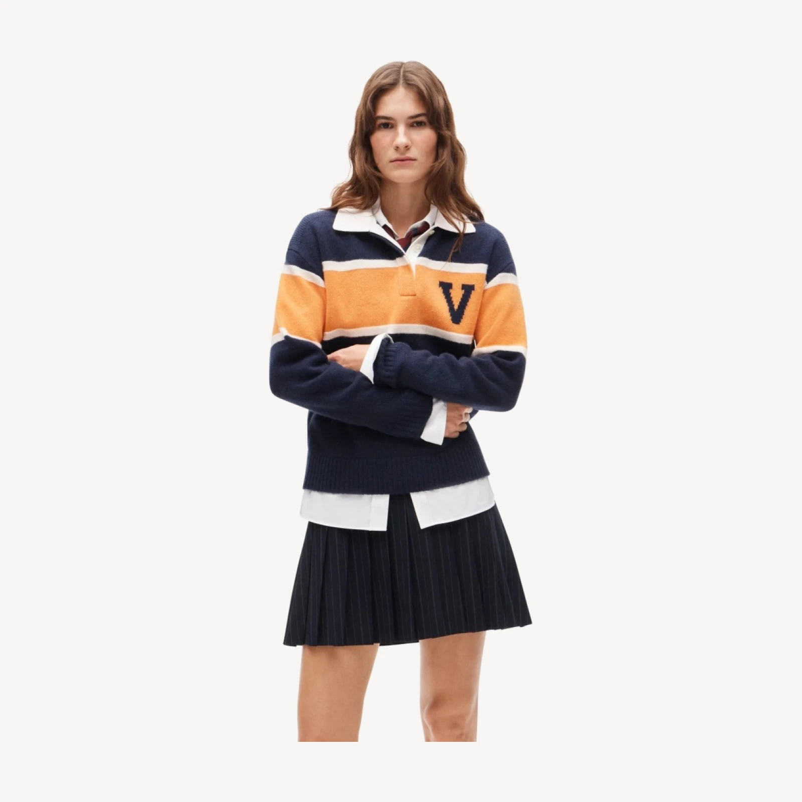 '47 x J.Crew vintage wool University of Virginia rugby