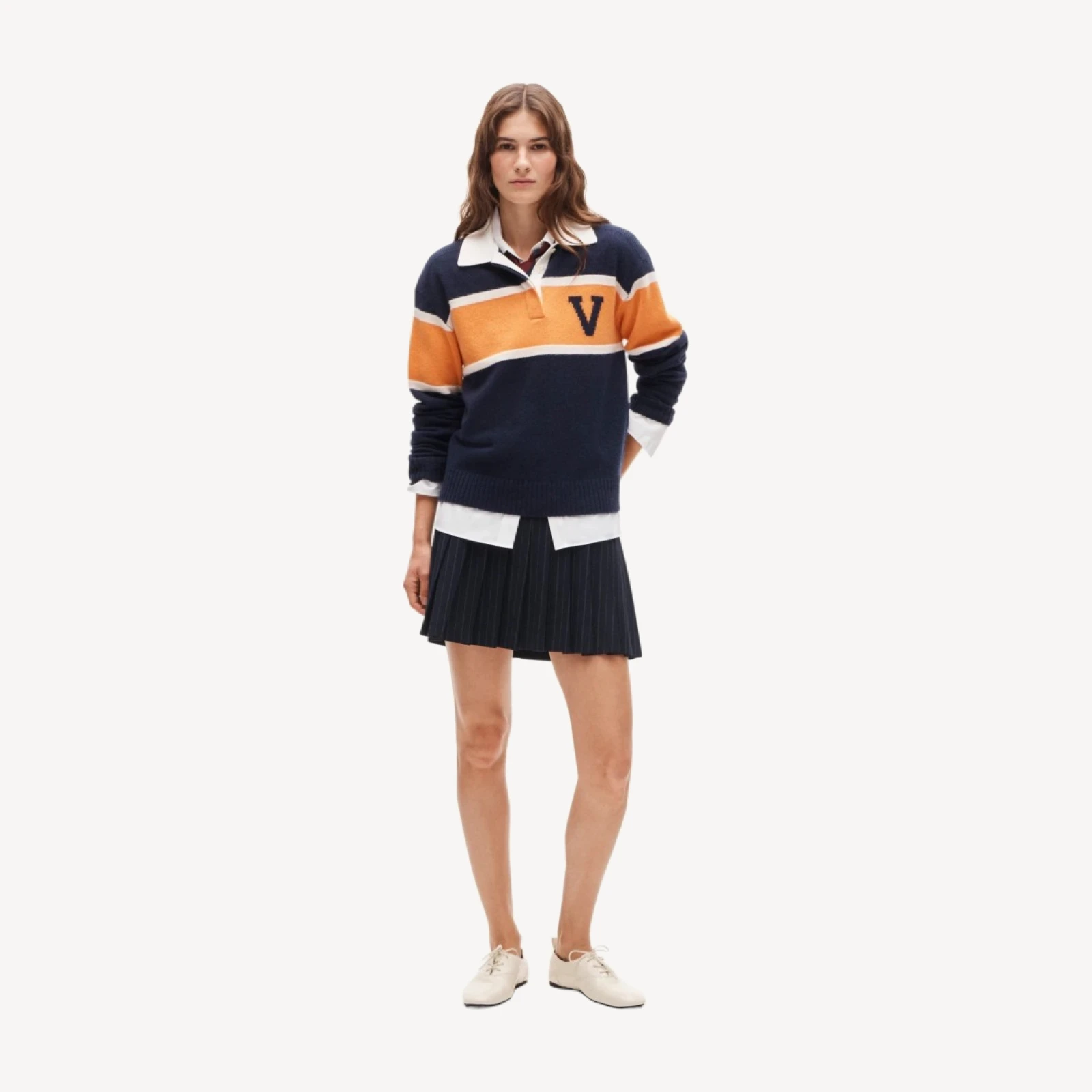 '47 x J.Crew vintage wool University of Virginia rugby