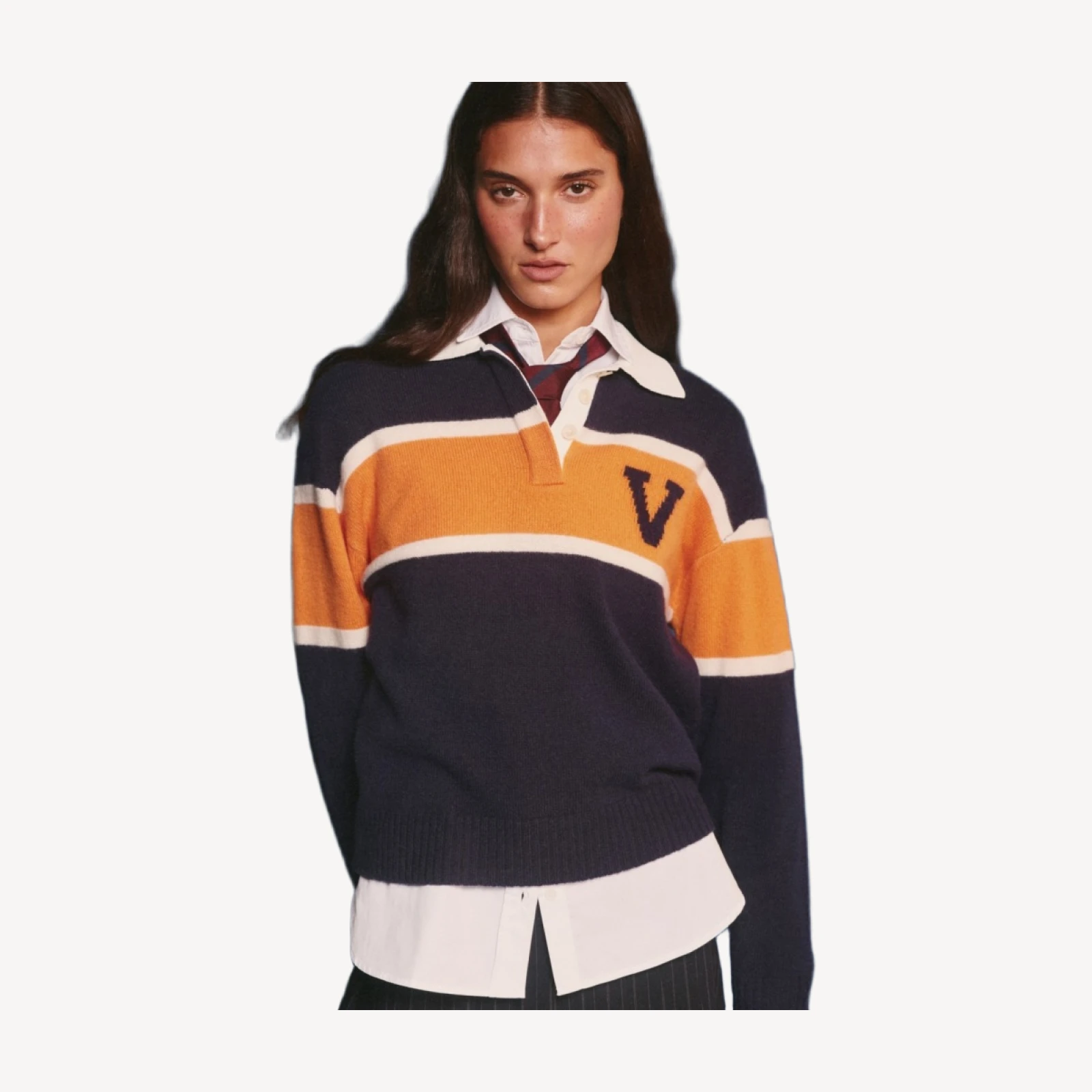'47 x J.Crew vintage wool University of Virginia rugby
