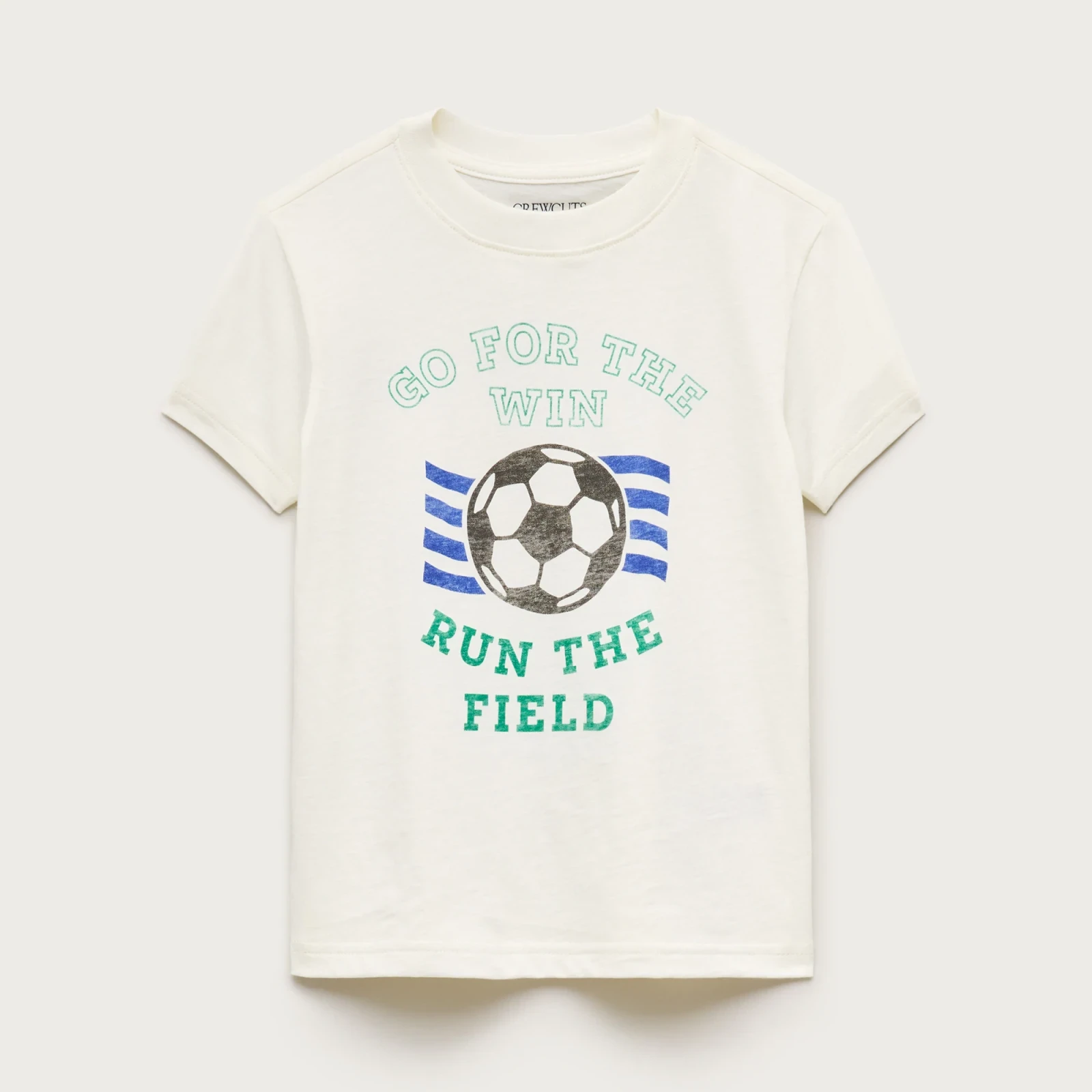 Kids' short-sleeve soccer graphic T-shirt