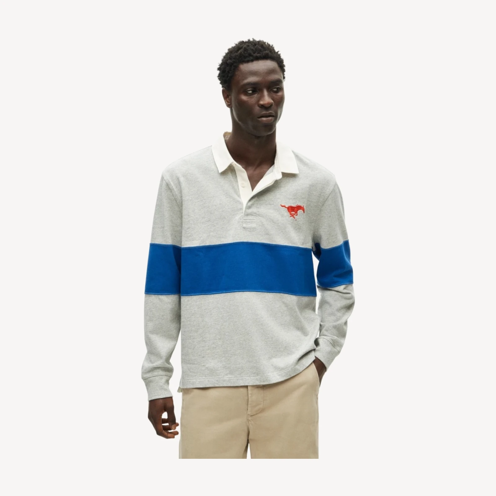 '47 x J.Crew SMU rugby shirt
