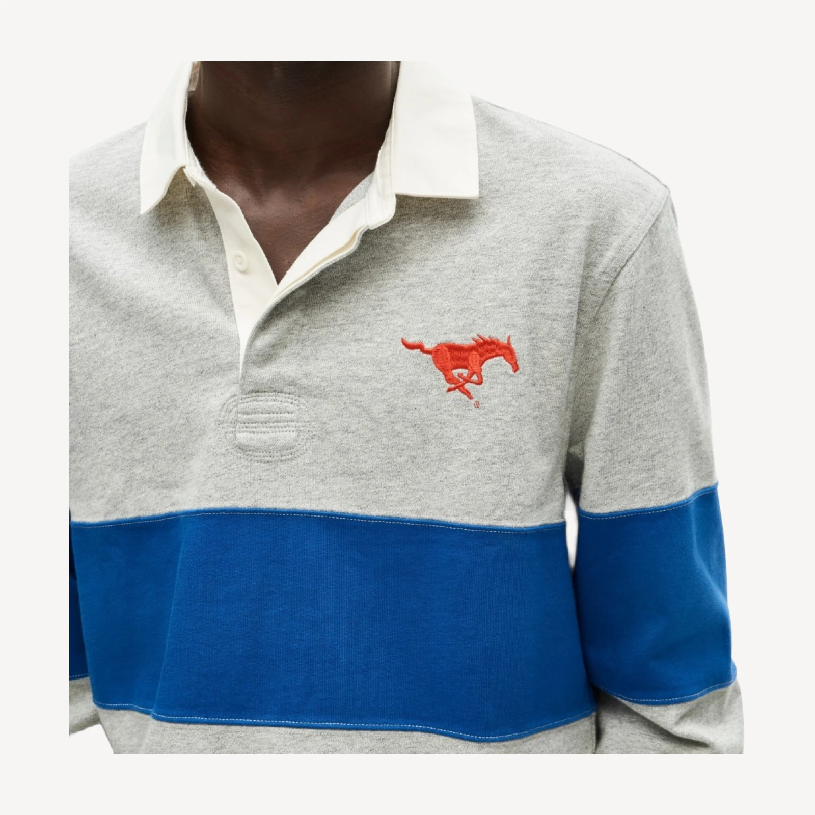 '47 x J.Crew SMU rugby shirt