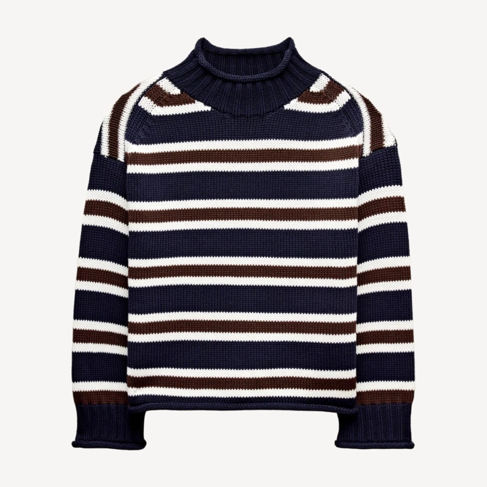 2025 Rollneck™ sweater in stripe