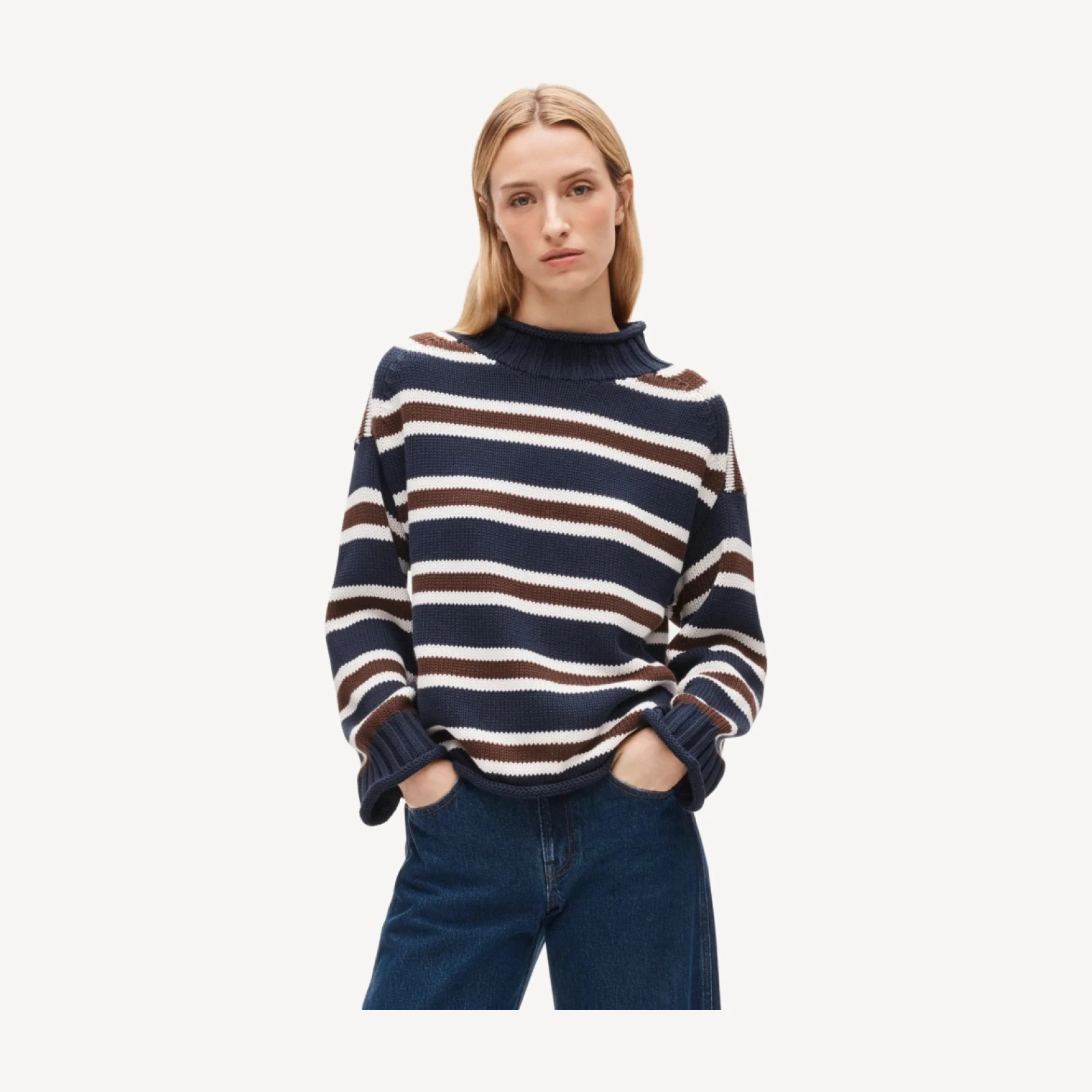 2025 Rollneck™ sweater in stripe