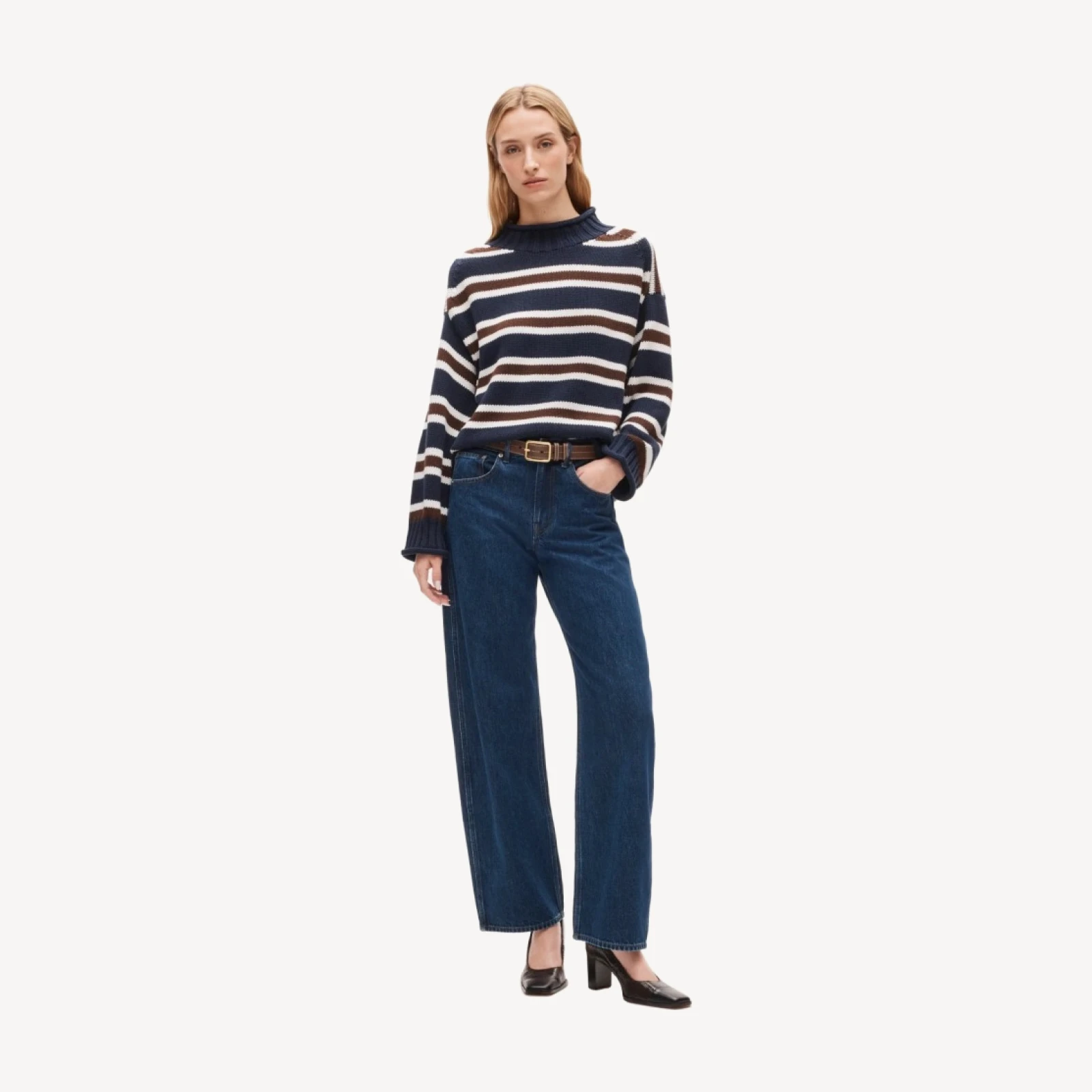 2025 Rollneck™ sweater in stripe
