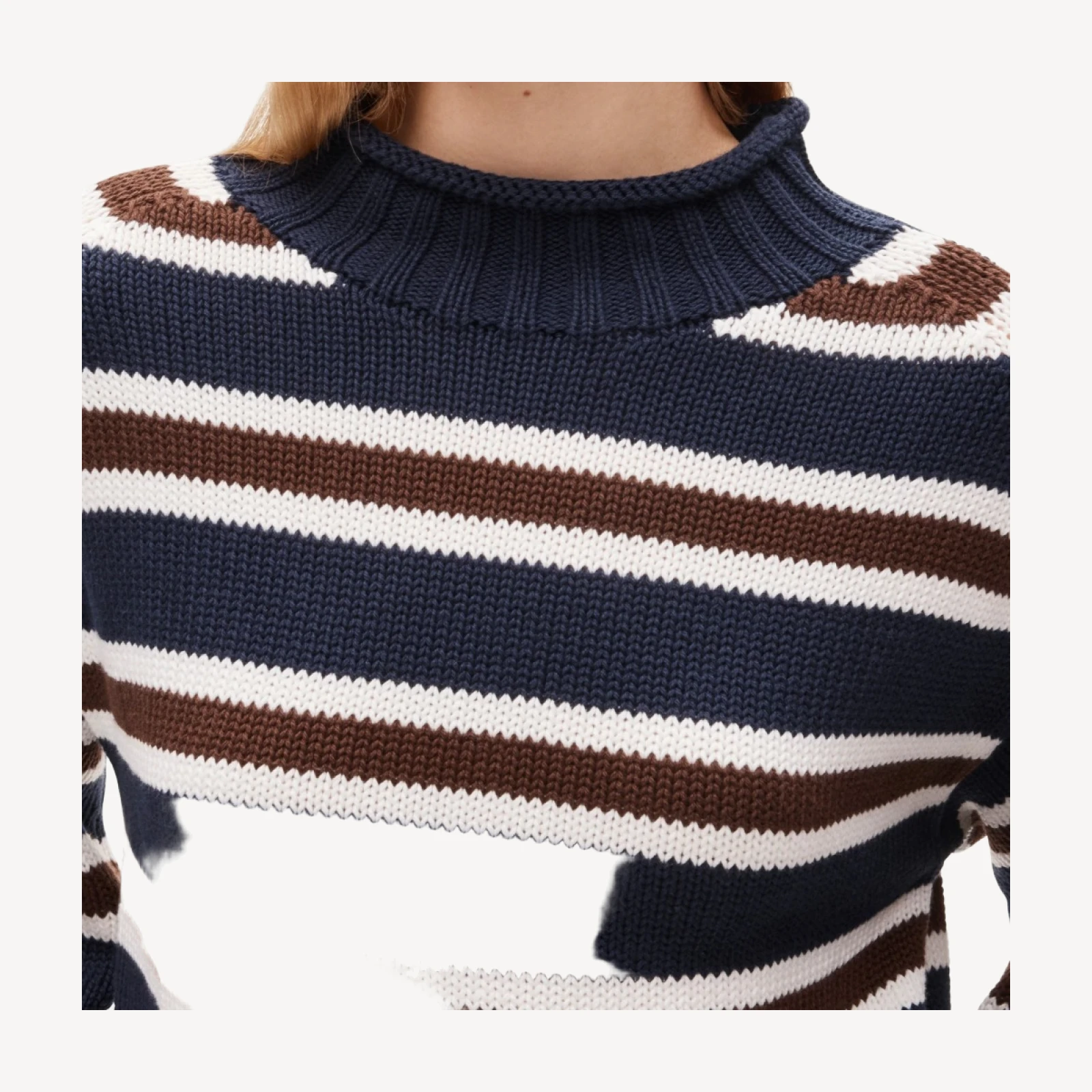 2025 Rollneck™ sweater in stripe