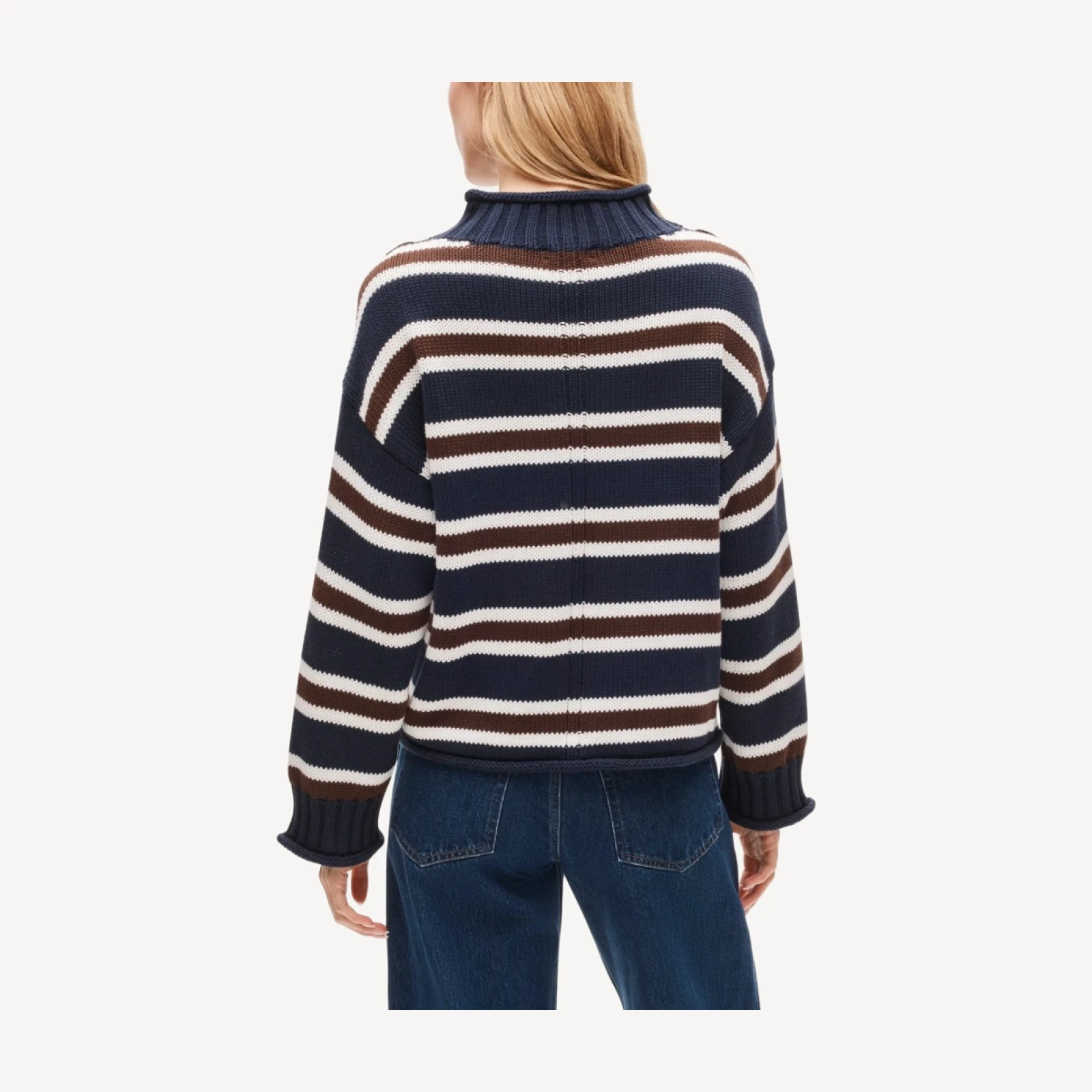 2025 Rollneck™ sweater in stripe