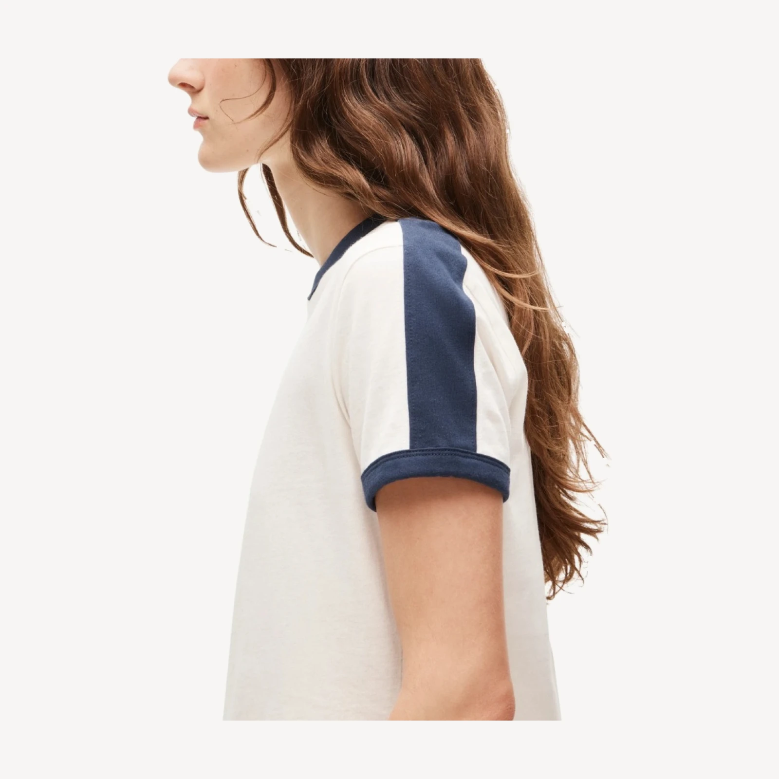 Vintage jersey relaxed contrast T-shirt
