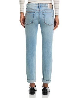 rag & bone Dre Low Rise Slim Jeans in Daphne