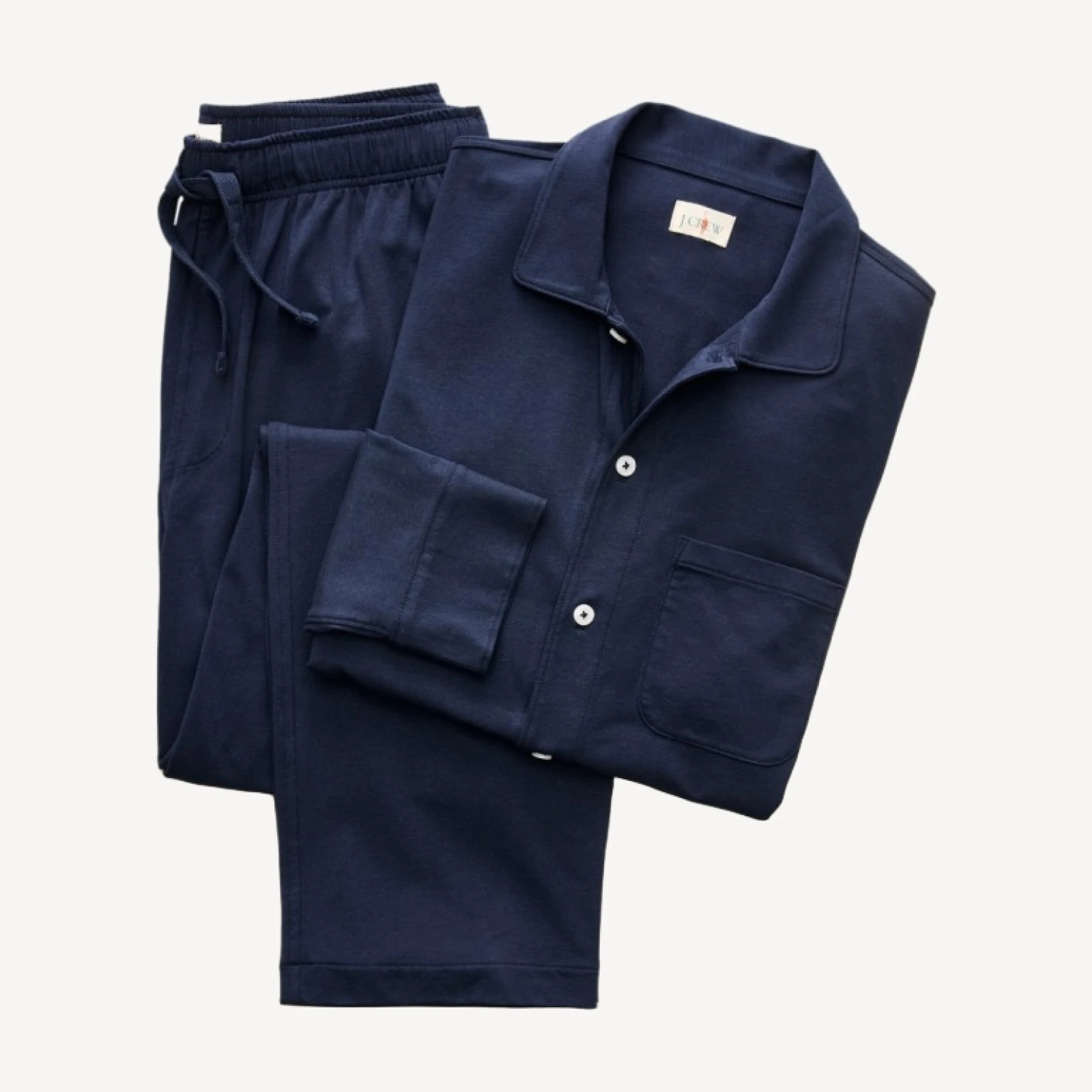 Pajama set in cotton blend