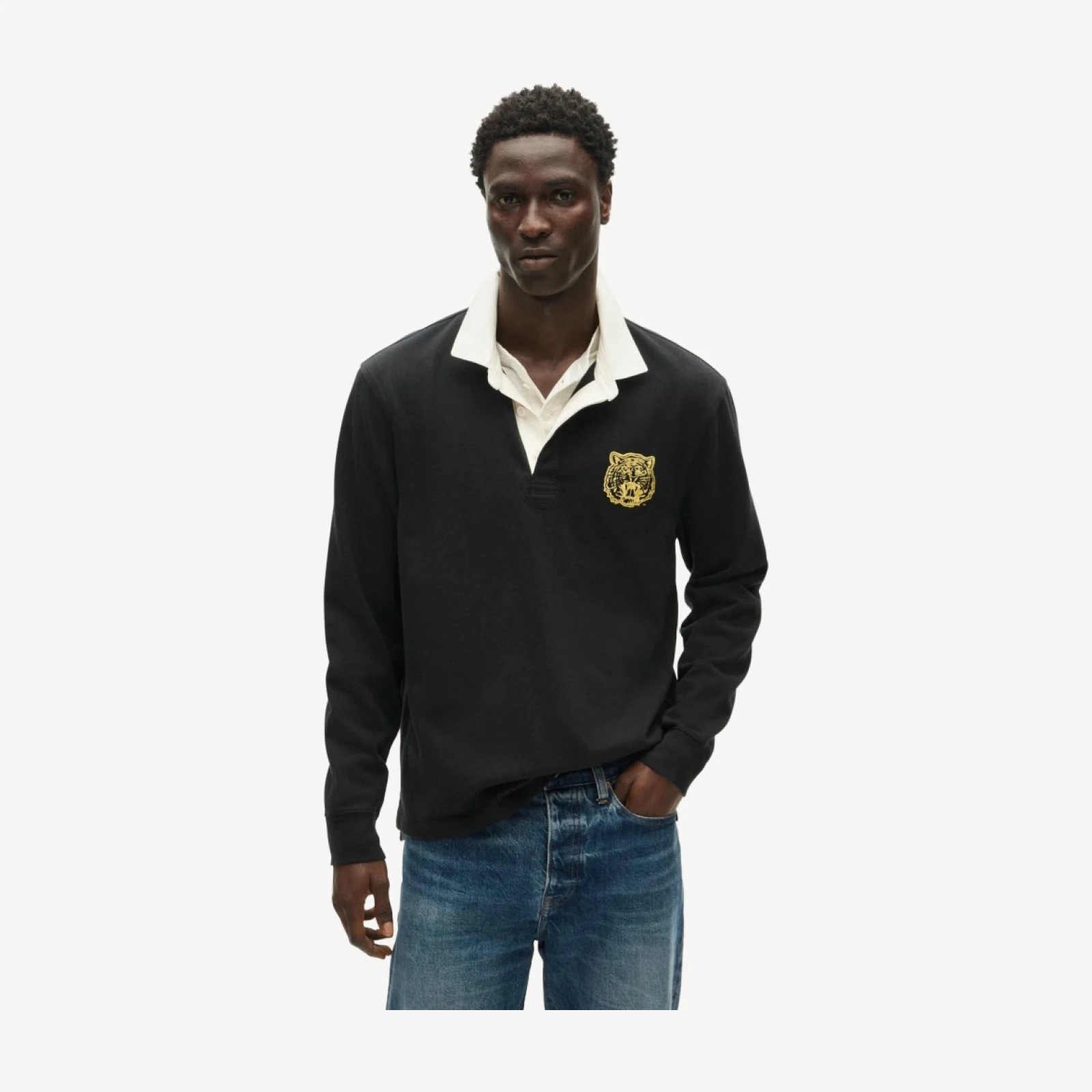 '47 x J.Crew Grambling rugby shirt