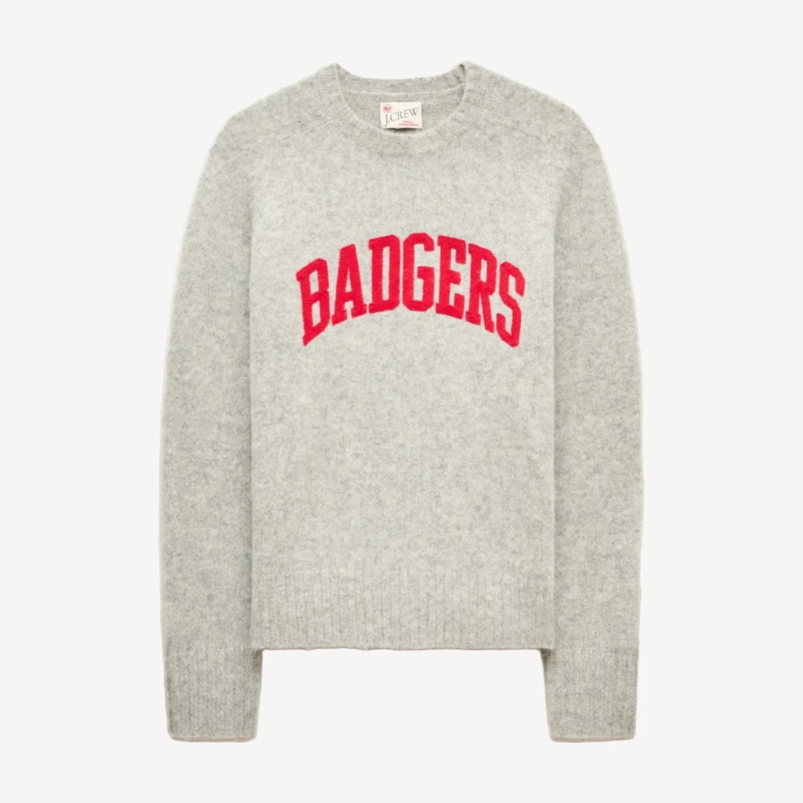 '47 x J.Crew brushed wool Wisconsin sweater