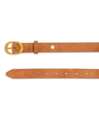 rag & bone Women's Vera Slim Suede Belt