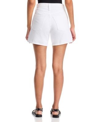 rag & bone Kaia High Rise Jean Shorts in White