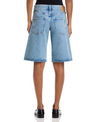 rag & bone Ariel High Rise Jean Shorts in Everglade