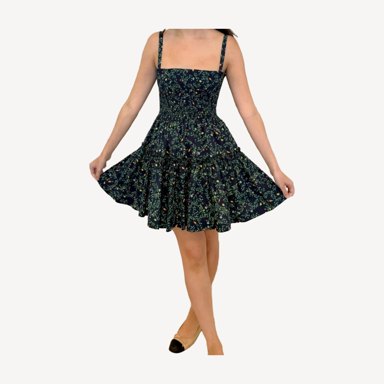 The Mini Seraphina Nap Dress - Midnight Garden