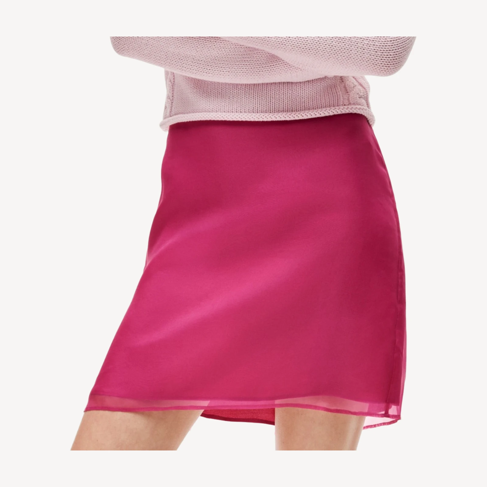 Fairfax skirt in silk organza