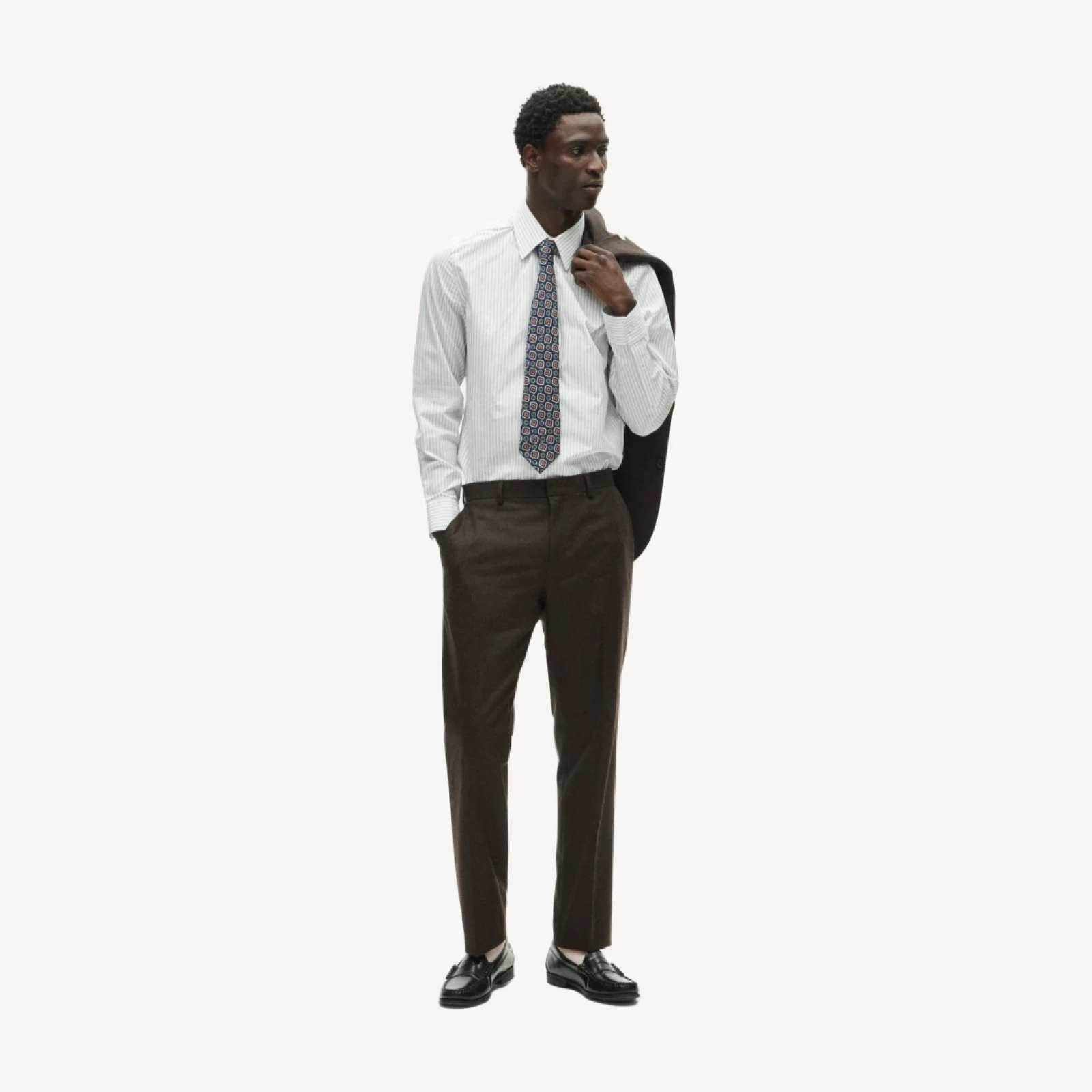 Ludlow Slim-fit suit pant in Italian wool flannel