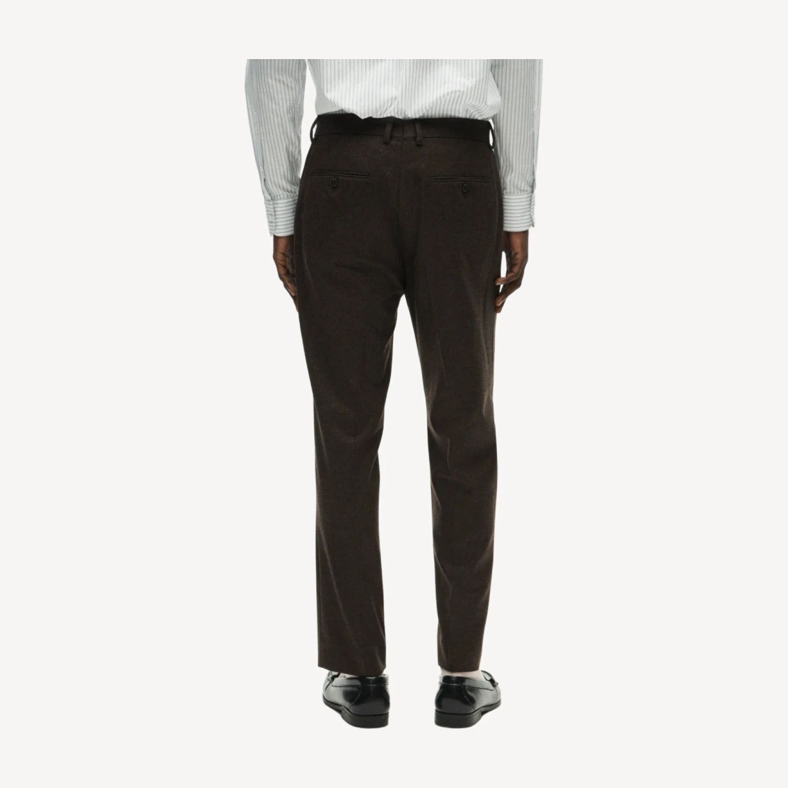 Ludlow Slim-fit suit pant in Italian wool flannel