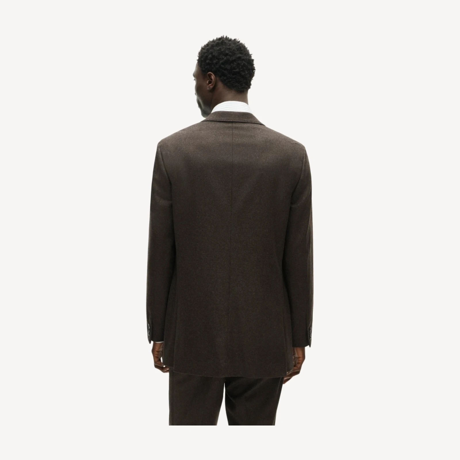 Ludlow Slim-fit suit jacket in Italian wool flannel