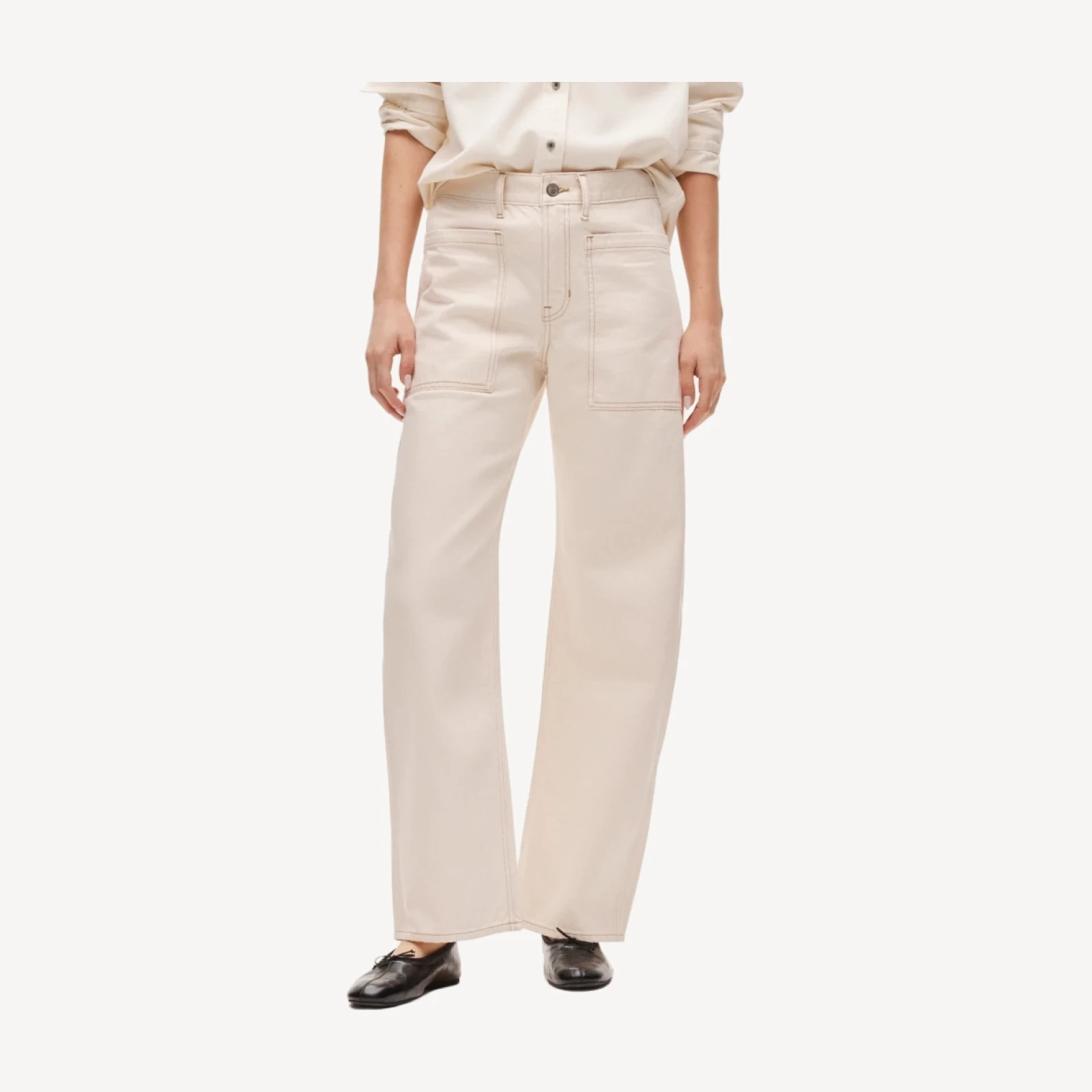 Zoe barrel jean with utility pockets