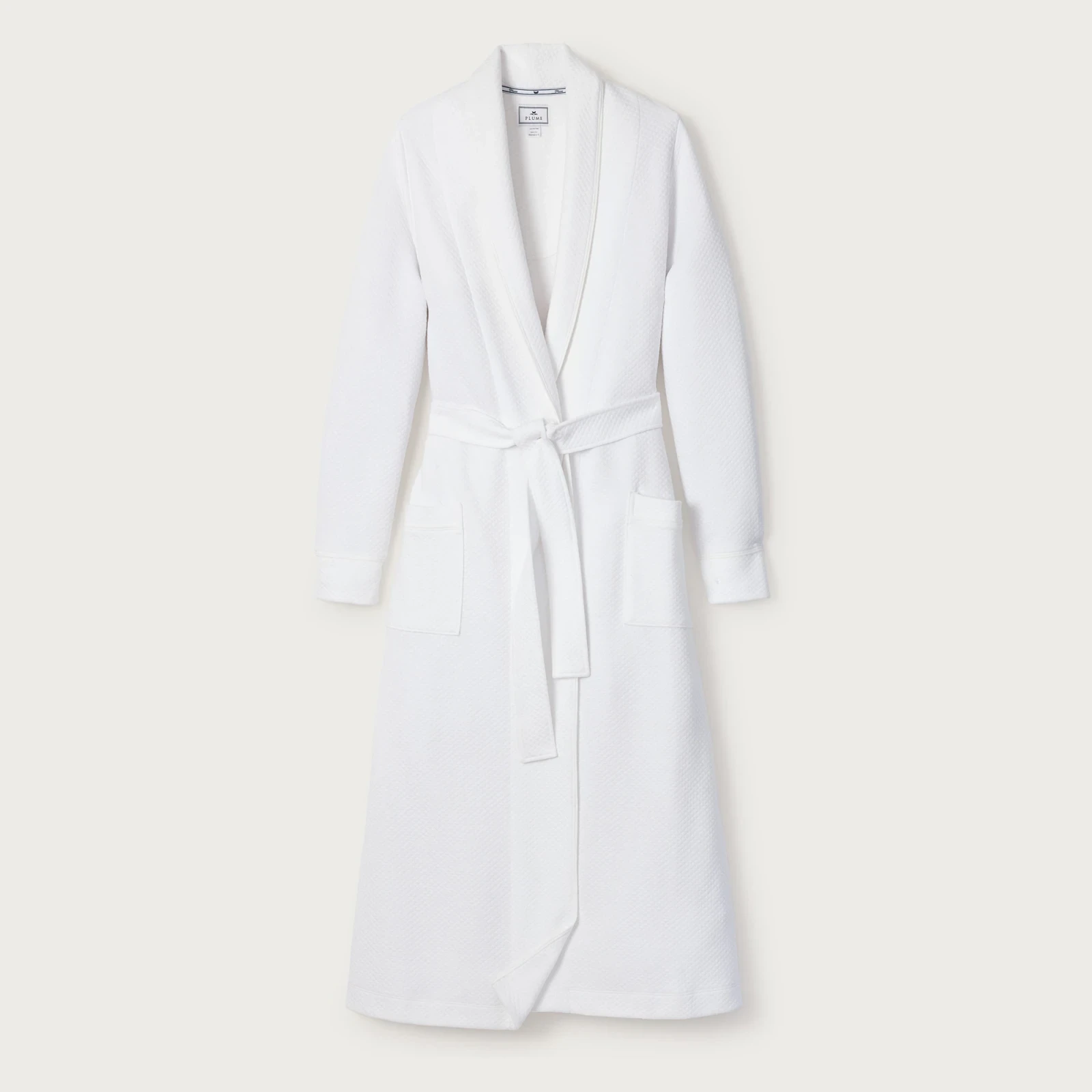 Petite Plume™ women's luxe Pima cotton Ophelia robe in jacquard
