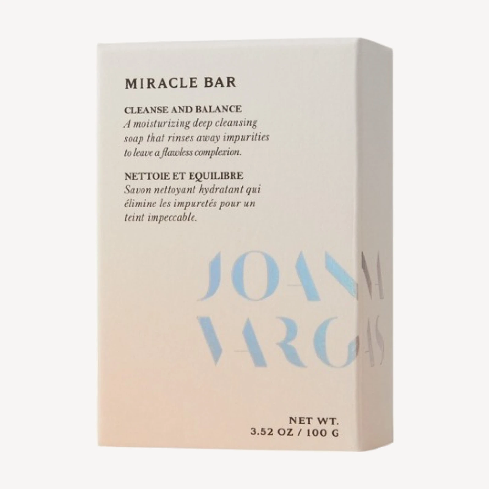 Joanna Vargas miracle bar