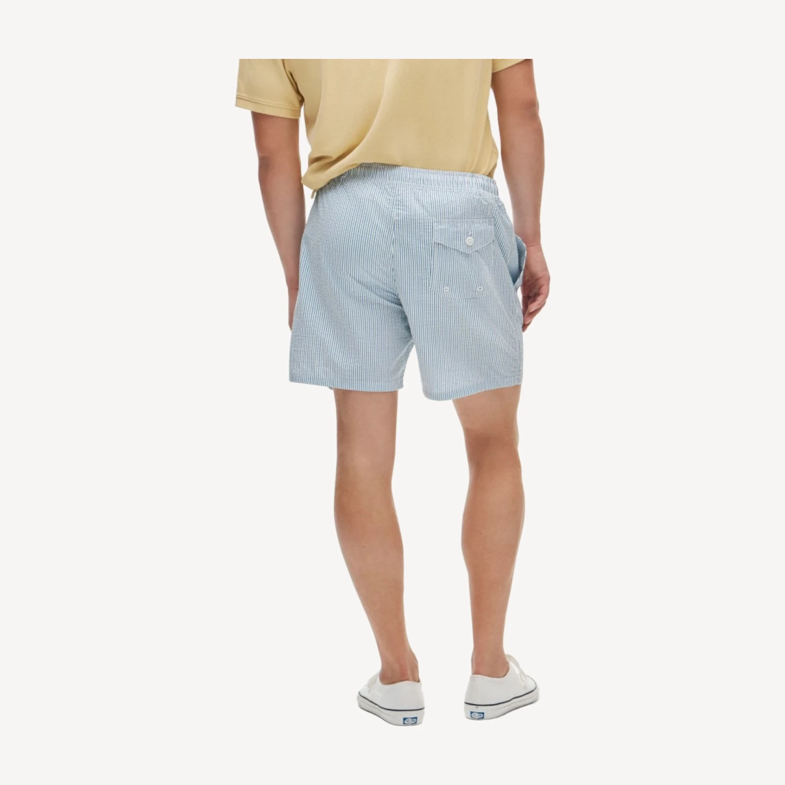 6'' swim trunk in seersucker