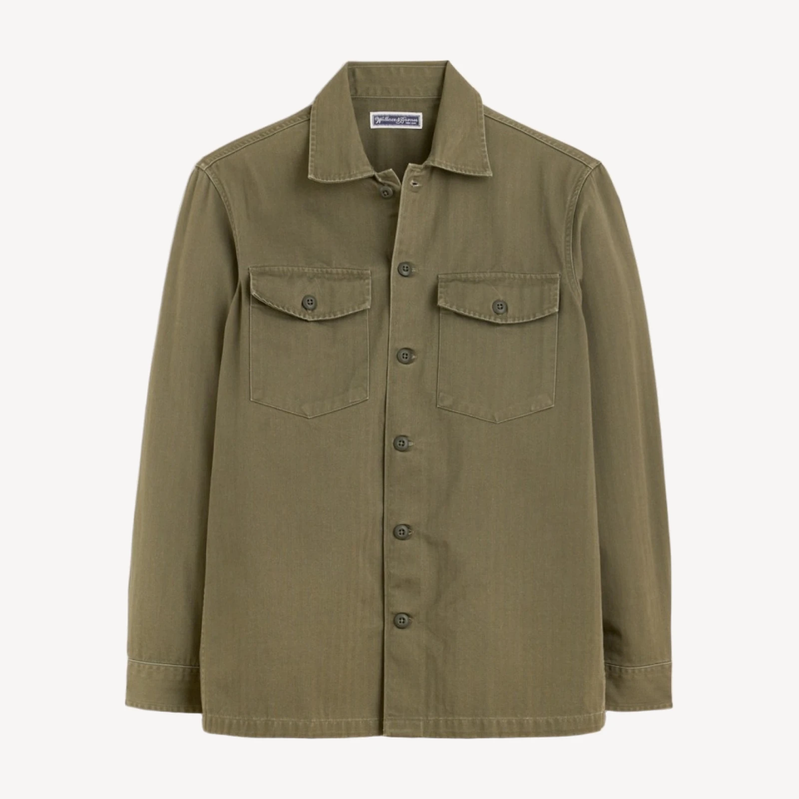 Wallace & Barnes cotton herringbone workshirt