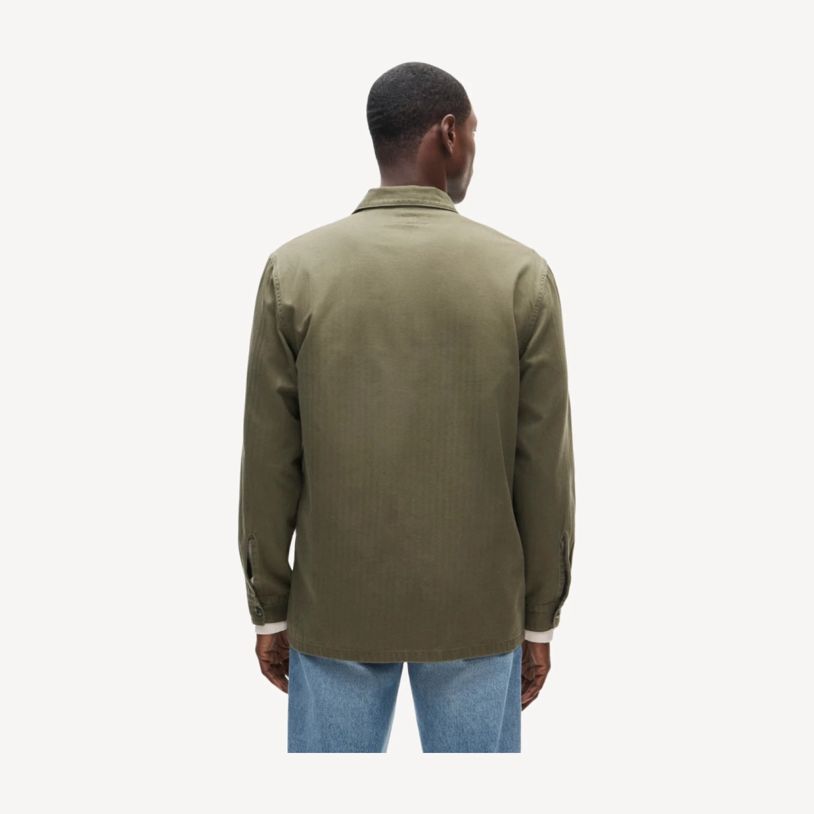Wallace & Barnes cotton herringbone workshirt